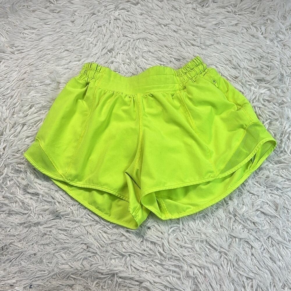 Lululemon Hotty Hot Short II *Long 4" Highlight Yellow